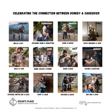 Load image into Gallery viewer, 2026 Calendar: Celebrating the Connection Between Donkey &amp; Caregiver
